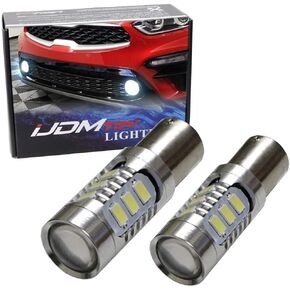 iJDMTOY White 1156 7506 Replacement Light Bulbs Compatible with 2019-2021 Kia Forte Sedan FE L LX LXS Models D.R.L