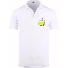 Golf Men's Polo Shirts Short Sleeve for Men Work Golf Sports Wicking Golf Shirt(Size Runs Small, Buy a Size up)