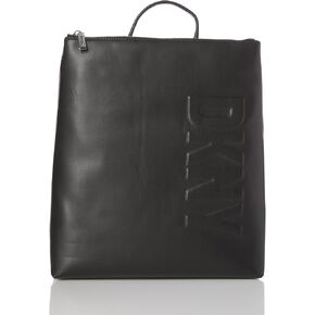 حقيبة الظهر Tinsley للسيدات DKNY ، أسود/فضي ، مقاس واحد