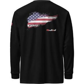Oil Field American Flag Ultra Lightweight Long Sleeve Flame Resistant Work Shirt in Saudi Arabia