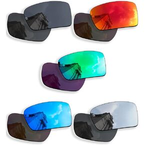 5 Pairs Polarized Replacement Lenses for Oakley Gascan OO9014 Sunglass, Anti-Scratch and Impact Resistant