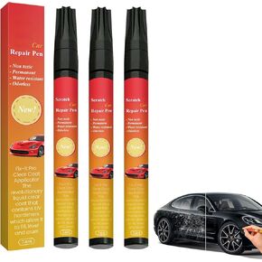 3pc Magic Car Scratch Removal Pen & Weatherproof Touch Up Paint Pen Car Scratch Remover Pen, Universal Cars Paint Repair