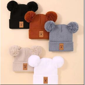 Hat Beanies Mini Set of 5 for Kid 0-8 Years Old Winter Warm hat