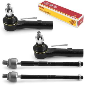 Metrix Premium Chassis Parts - 4 PC Inner & Outer Tie Rod End Kit Fits 07-16 GMC Acadia, 09-17 Chevrolet Traverse, 08-17 Buick Enclave, 07-10 Saturn Outlook, EV800572, ES800286, Made in Europe