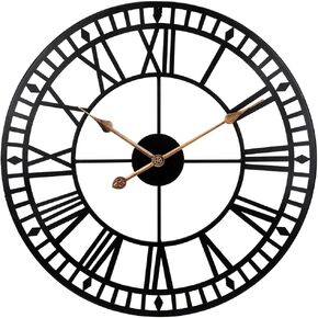 JoFomp LCD Digital Wall Clocks Battery Operated, 8.5" Modern Wall Clocks for Living Room Decor, Simple Digital Wall Clock with Temperature/Date/Time - 12/24H, Small Desk Clock for Bedroom Office