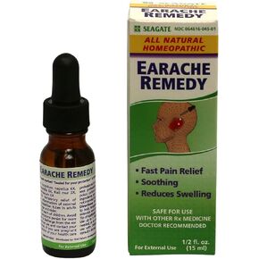 Seagate Products Homeopathic Olive Leaf Extract Earache Remedy 0.5 oz (Pack of 1)