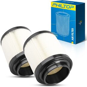 Philtop Air Filter 1262218 استبدال RZR 170 ، Ranger 1000 ، Ranger Crew XP 1000 ، Ranger 1000XP NSTR Box Finter ، High Filtration PowerSports Air Filter ، Pack of 2