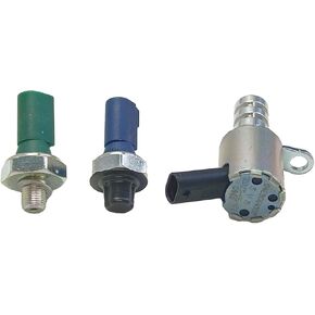 Engine Oil Pressure VVT Solenoid Valve and Oil Pressure Sensor Switch for Volkswagen Golf Jetta 1.4T