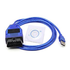 OBD2 تشخيص كابل USB لـ VW و Audi و Skoda و SEAT و CAR ECU Scanner Cable USB متوافق مع برنامج VAG KKL 409 FT232RLDIASTIC