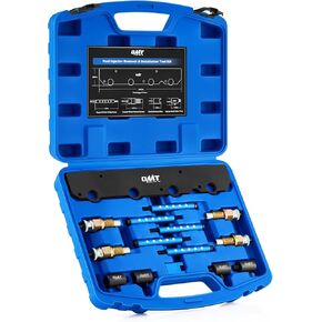 Orion Motor Tech Fuel Injector Removal Tool Kit, 15pc BMW Injector Puller Kit, Compatible with BMW B38 B48 Engines OEM 2358417 2358022, BMW Injector Removal Installation Tool Kit with Gloves
