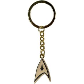 Custom Keychain for Star Trek Fans Command Insignia Gift