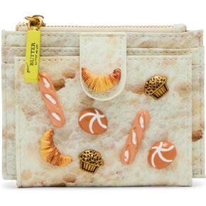 Betsey Johnson Women's Together We Rise Bifold Wallet, Tan, One Size