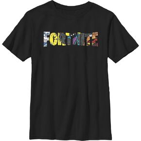 تملأ حرف فورتنيت بويز تي شيرت
