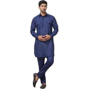 Maple Clothing Punjabi Kurta Pajama Set Pathani Mens Cotton Indian Clothes Bollywood Outfit