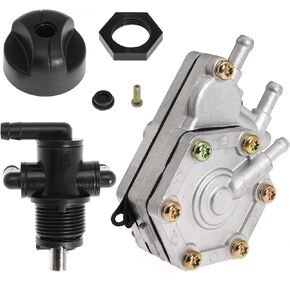 Fuel Pump with Fuel Tank Valve Petcock 3 Way for Polaris Sportsman Magnum 325 330 335 400 500 for Tail Boss Xpedition 325 Replace 5432559 7052161