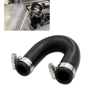 1 PC HEATER CORE CORPASS BYPASS HOSE CROWANT KIT ، 5/8 "& 3/4" ينتهي بمشبك ، بديل مباشر لـ OEM# 551699 ، متوافق مع محركات Chevy GM Pontiac LS/LT (أسود)