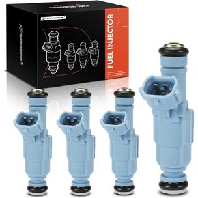 A-Premium 4 Pcs 4 Holes Fuel Injectors Compatible with Hyundai Sonata 2008-2013, Tucson 2010-2013, Santa Fe & Kia Optima 2009-2013, Sorento 2011-2013, Forte 2010-2013, Sportage 2011-2013, Rondo 2010