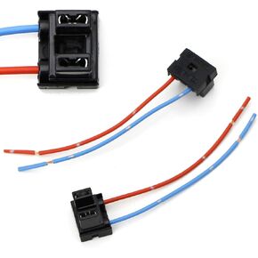 ijdmtoy OEM H7 محولات أنثى الأسلاك مآخذ الأسلاك مع الأسلاك الأسلاك 4 بوصة متوافقة مع شعاع عالي/ منخفضة أو أضواء الضباب استخدام
