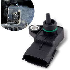 1 PC MAP MAP SESSOR AIR CUMERESS ، OEM #39300-2B000 39300-2B100 39300-03000 9470930501 ، for Hyundai Assera Azera Equus Genesis Santa Fe Sonata Tucson Kia Forte Optima Rondo (Black)
