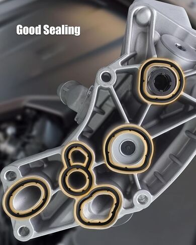 Engine Oil Cooler Filter Housing Assembly Replace 11428583895 Compatible with BMW 340i 440i 540d 540i 640i 740i M240i X3 X4 3.0L 2016-2021, Aluminium in Saudi Arabia