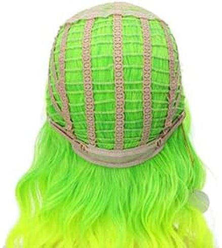 Beron 14 بوصة متعددة المستعارات المستعارات المستعارات مع قوس قزح مع الانفجارات الملونة للنساء Halloween Cosplay شعر مستعار للاستخدام اليومي الباروكات الاصطناعية (متعددة الألوان) in Kuwait