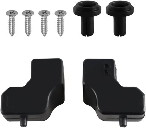 Tailgate Upper Rubber Bushing Bumper with 4 Metal Bolts, Left & Right Side Tailgate Top Rubber Cushion Bushings Fit for Ford F-250 F-350 F-450 F-550 Super Duty # HC3Z-99439A00-A HC3Z-99439A00-B 2Pcs in Saudi Arabia