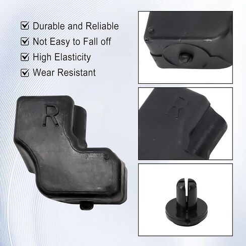 Tailgate Upper Rubber Bushing Bumper with 4 Metal Bolts, Left & Right Side Tailgate Top Rubber Cushion Bushings Fit for Ford F-250 F-350 F-450 F-550 Super Duty # HC3Z-99439A00-A HC3Z-99439A00-B 2Pcs in Saudi Arabia