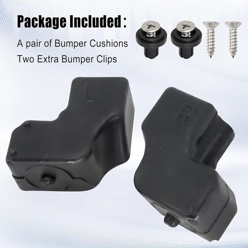 Tailgate Upper Rubber Bushing Bumper with 4 Metal Bolts, Left & Right Side Tailgate Top Rubber Cushion Bushings Fit for Ford F-250 F-350 F-450 F-550 Super Duty # HC3Z-99439A00-A HC3Z-99439A00-B 2Pcs in Saudi Arabia