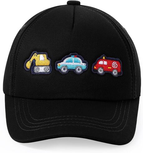 أطفال تطريزات الحفارة البيسبول CAPS CARS TRANSPHENTATION HATS ADALL ADALL TRACKER HAT للبنين الفتيات العمر 3-8 in Kuwait