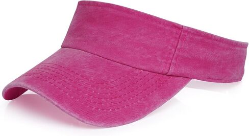 Marrywindix 1 Piece of Pink Sport Wear Athletic Visor Sun Sports Visor Hat Visor Adjustable Cap for Women and Men (One Size) in Kuwait
