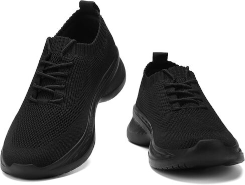 Casbeam Mens Running Shoes Comfortable Lightweight Breathable Walking Shoes Lace-up Shoes Mesh Workout Casual Sports Shoes in Kuwait