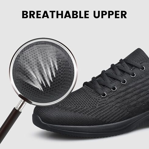 Raoendis Mens Walking Shoes Ultra Lightweight Breathable Running Shoes Non Slip Athletic Fashion Sneakers Mesh Workout Casual Sports Shoes in Kuwait