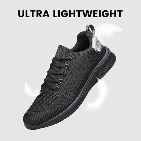 Raoendis Mens Walking Shoes Ultra Lightweight Breathable Running Shoes Non Slip Athletic Fashion Sneakers Mesh Workout Casual Sports Shoes in Kuwait