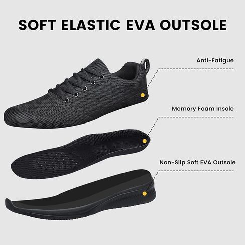 Raoendis Mens Walking Shoes Ultra Lightweight Breathable Running Shoes Non Slip Athletic Fashion Sneakers Mesh Workout Casual Sports Shoes in Kuwait