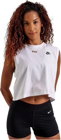 Nike Women's Club Sleeveless Cropped Top in Saudi Arabia