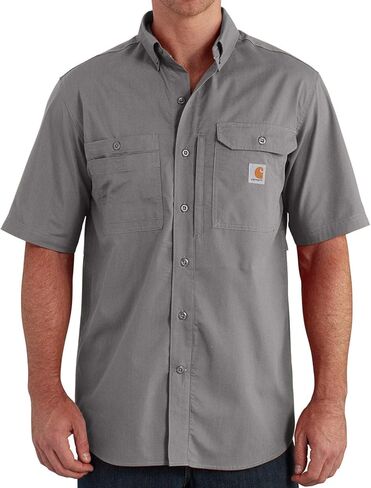 Carhartt Men's Force Relaxed Fit Lightweight Short-Sleeve Shirt 102417 in Kuwait