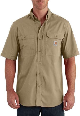 Carhartt Men's Force Relaxed Fit Lightweight Short-Sleeve Shirt 102417 in Saudi Arabia