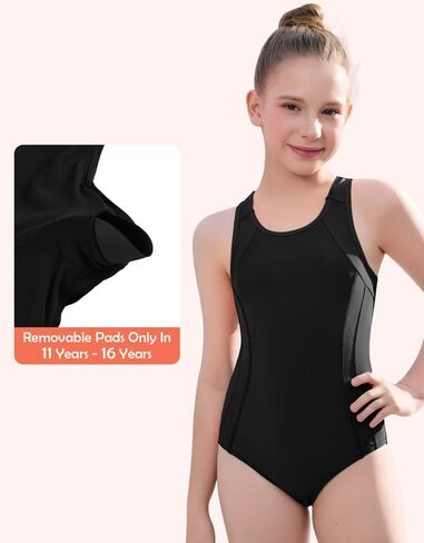 Beautyin Girls Swimsuit Athletic قطعة واحدة تدرب in Kuwait