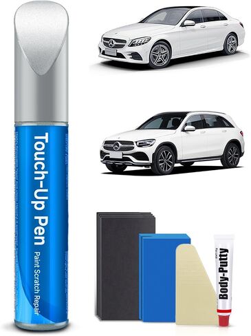 149/9149 Polar White Touch Up Paint Kit Compatible with Mercedes-Benz Exact Match Car Scratch Repair Touch Up Paint Kit in Saudi Arabia