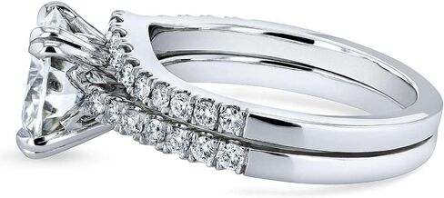 Kobelli Lab Grown Diamond Engagement Ring Wedding Band Bridal Set 1 7/8 CTW 14k Gold (DEF/VS) in Saudi Arabia