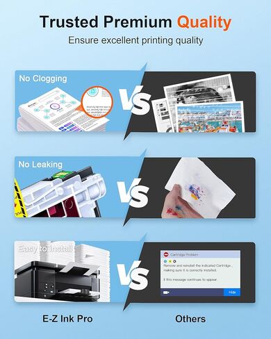 خراطيش حبر E-Z Ink Pro 812XL مُعاد تصنيعها لطابعة Epson 812 XL T812XL عالية السعة للاستخدام مع طابعة Epson Workforce Pro WF-7820 WF-7840 WF-7310 EC-C7000 (BCMY، 4 عبوات) in Saudi Arabia