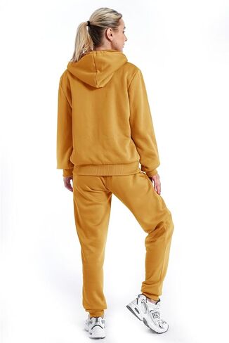 Sherpa Zipper Womens Sweatsuits Active Jogging Fleece 2 Pieces Hoodie and Pants Winter Outfit Sets in Saudi Arabia