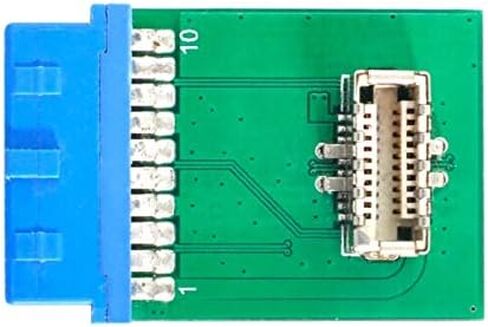 cablecc USB 3.1 Front Panel Header to USB-C Type-C Female Extension Cable 40cm with Panel Mount Screw in Saudi Arabia