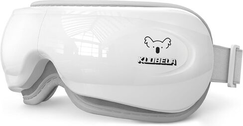 Eye Massager with Heat&Bluetooth Music,FSA/HSA Eligible Eye Care Device for Migraine,Smart Eye Mask for Relaxation,Reduce Strain,Improve Sleep,Ideal Gift for Men/Women,White in Saudi Arabia