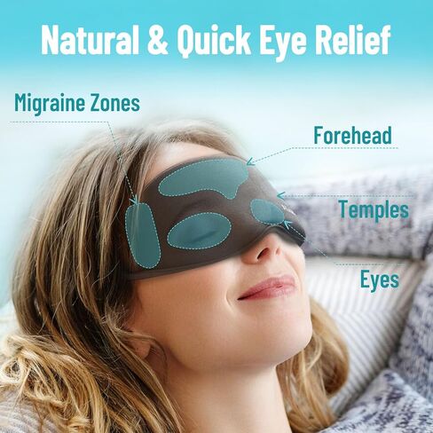 قناع العين ثلاثي الأبعاد للتبريد ، قناع العين مرجحة للنوم ، كوب ثلاثي الأبعاد محيط لا يوجد قناع نوم عظم المعايدة للضغط ، وعينان بارد بارد بارد بارد لعيون منتفخة ، داكنة داكنة ، أزرق فاتح in Kuwait