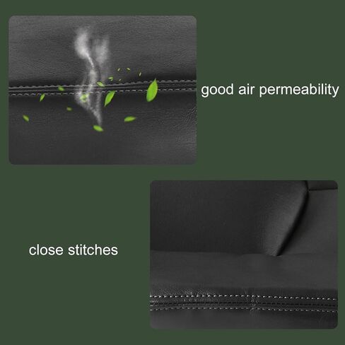 FZJDSD Dark Gray Driver Side Bottom Replacement Leather Seat Cover Compatible with Chevy Silverado Tahoe Suburban Avalanche GMC Yukon Sierra 1500 2500 3500 HD 2003 2004 2005 2006 2007 in Kuwait