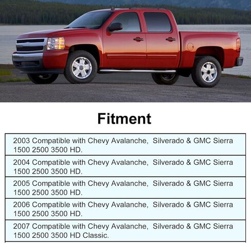 FZJDSD Dark Gray Driver Side Bottom Replacement Leather Seat Cover Compatible with Chevy Silverado Tahoe Suburban Avalanche GMC Yukon Sierra 1500 2500 3500 HD 2003 2004 2005 2006 2007 in Kuwait