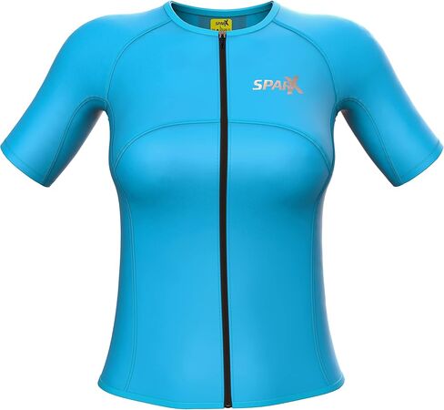 Sparx Women's Aero Tri Tank Short Sleeve Tri Tops Triathlon Tank Women Race Cycling Swim Bike Run in Saudi Arabia