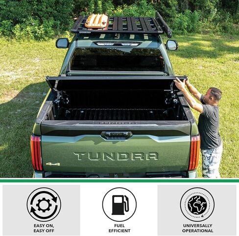 Gator Covers Gator EFX Hard Tri-Fold Truck Bed Tonneau Cover | GC34010 | Fits 2020 - 2023 Jeep (JT) Gladiator 5' Bed (60") in Saudi Arabia