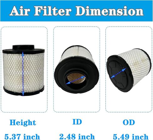 7082037 Air Filter for Polaris Ranger 570 500 570 EFI ATV ACE Ranger 570 500 325 EFI 2014-2023 Polaris Side by Side Accessories Ranger 570 EFI Replace 2521372 (1 Pack) in Saudi Arabia